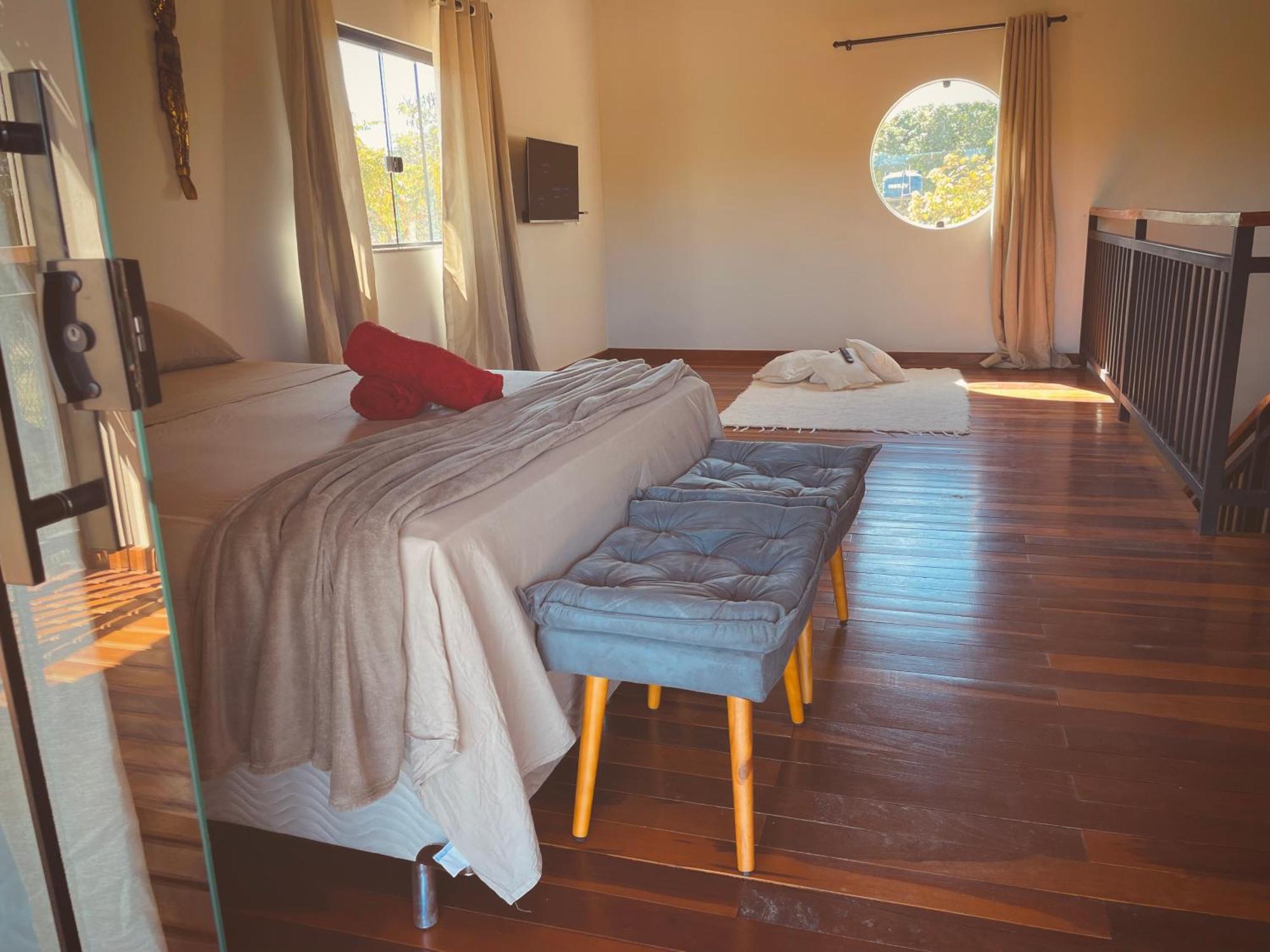 Chale Baru - Amplo, Com Ar Cond Conforto E Natureza - 4min Do Centro Holiday home Cavalcante
