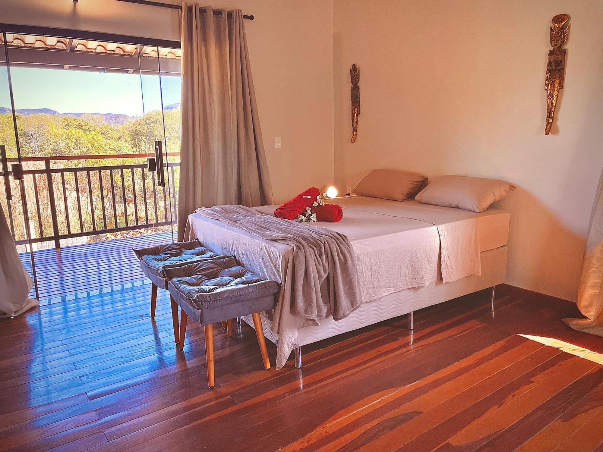 Holiday home Chale Baru - Amplo, Com Ar Cond Conforto E Natureza - 4min Do Centro Cavalcante