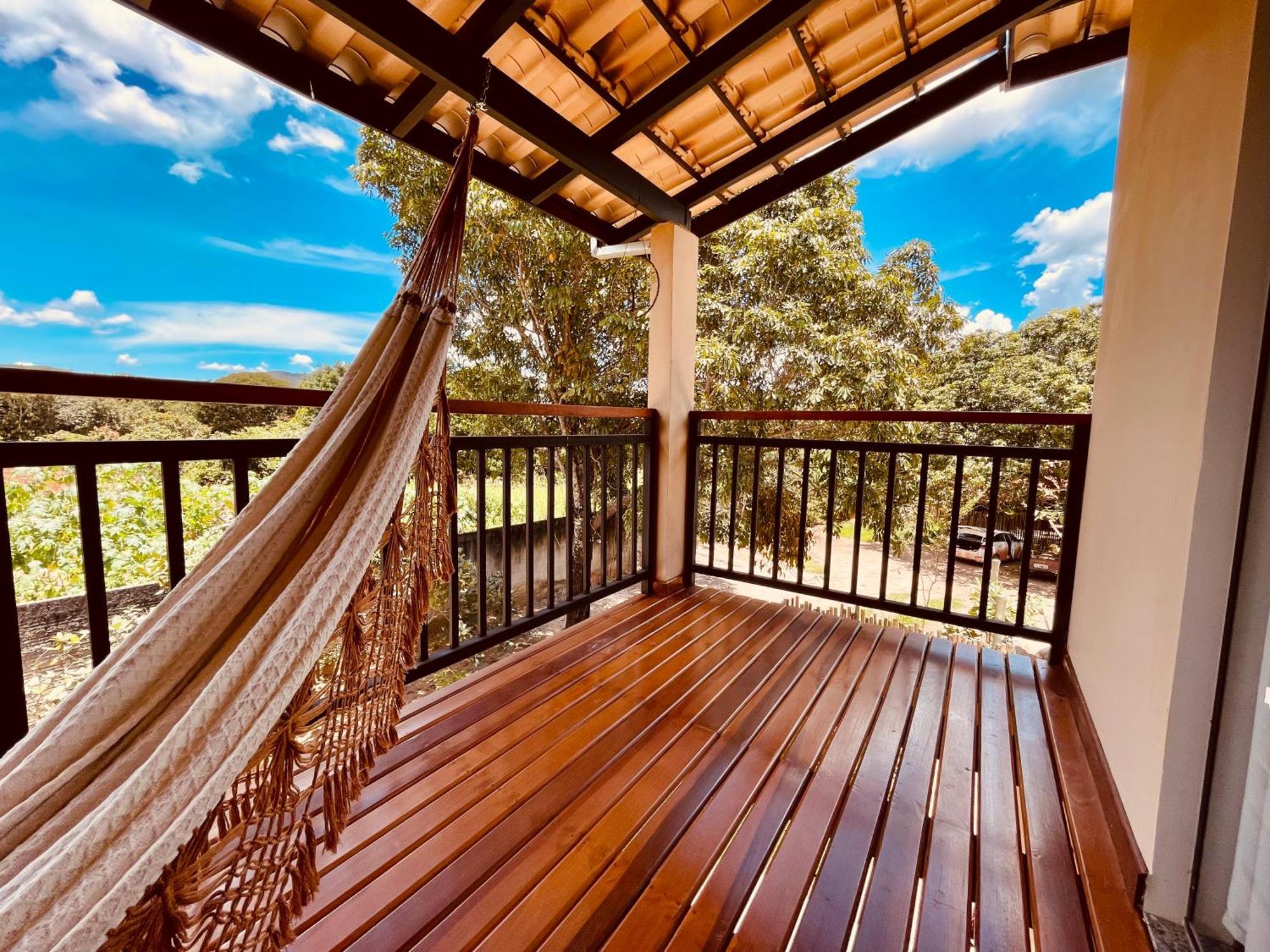 Chale Baru - Amplo, Com Ar Cond Conforto E Natureza - 4min Do Centro Holiday home Cavalcante